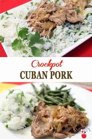Maybe you would like to learn more about one of these? Crockpot Cuban Pork With Cilantro Lime Rice 2 Cookin Mamas