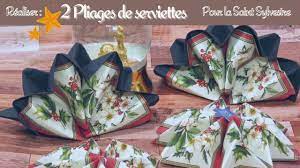 N'hésitez pas à aimer et à vous abonnez. Realiser 2 Pliages De Serviettes Pour Le Nouvel An Passions Et Creations