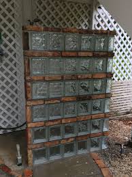 Glass Block And Reclaimed Bricks From The Streets Of Key West Glass Block Shower Glass Block Crafts Glass Blocks