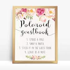You will notice on the invitation that the wedding will no longer be in long branch and is now at our house in oak ridge. Polaroid Guestbook Printable Polaroid Guest Book Printable Polaroid Wedding Guest Book Polaro Polaroid Guest Book Wedding Guest Book Sign Wedding Guest Book