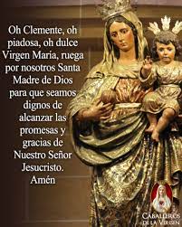 A ti suspiramos gimiendo y llorando, en este valle de lágrimas. Caballeros De La Virgen On Twitter Oh Clemente Oh Piadosa Oh Dulce Virgen Maria Ruega Por Nosotros Santa Madre De Dios Para Que Seamos Dignos De Alcanzar Las Promesas Y Gracias De