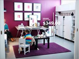 Love The Shelving With The Gap Ikea Ikea Home Office Home Office Design Feminine Home Offices