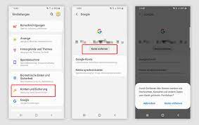 Android google konto abmelden