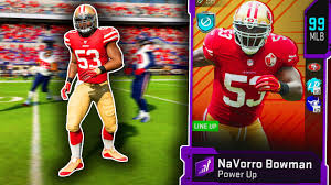 Latest on lb navorro bowman including news, stats, videos, highlights and more on nfl.com. 99 Ovr Power Up Navorro Bowman Is A Beast Madden 20 Ultimate Team Youtube