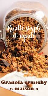 Granola Maison Crunchy Personnalisable Recette Facile Et Totalement Addictive Recette Recette Granola Maison Granola Maison Recette Muesli