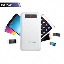 Dual Usb 5v 1a 2 1 A Mobile Power Bank 18650 Suoyang Power Bank 20000mah Mi External Battery Bank Portable Charger Powerbank 18650 For Iphone Ipad Xiaomi Android P Recondition Lead Acid Battery Porta