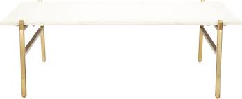 Alibaba.com adds glamor to your furniture with designer & luxurious coffee table to dining table. Slab Small Marble Coffee Table With Brass Base Cb2