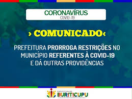 Fique a par das restrições de viagem e requisitos de entrada do país para onde vai viajar, para garantir que chega ao seu destino sem percalços. Prefeitura Prorroga Restricoes No Municipio Referentes A Covid 19 E Da Outras Providencias