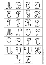 Lettres Majuscules Les Lettres Majuscules Lettre A Alphabet Cursif