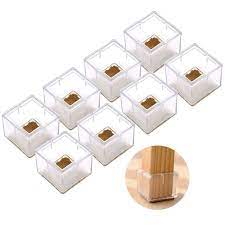 8pcs square silicone leg caps sets covers socks floor protectors furniture chair table feet pads non slip prevent sc furniture chair floor protectors set cover