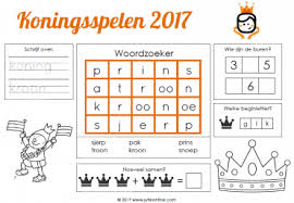 Speel de beste kook spelletjes op spele.nl. Koningsdag Groep 1 2 Juf Leontine