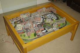 N Gauge Train Layout Set Coffee Table Model Train Table Model Trains Model Train Layouts