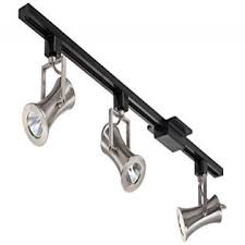 Lithonia Lighting Ltikgavl Bn M4 6 8w Integrated Led Gavel Track Kit Brush Nickel Finish White