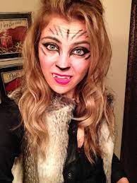 Diy Werewolf Makeup Werewolf Makeup Long Lashes Wolf Makeup