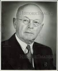 1956 Press Photo Joseph Pogue, Director of Gulf Oil Corporation.
