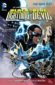 While his origin story has been retconned several times, his current origin story states that he was born in the dc universe. Dc Universe Presents Vol 3 Black Lightning And Blue Devil The New 52 Andreyko Marc Rocha Robson Albert Oclair Amazon De Bucher