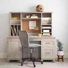 When shopping for the perfect computer desk with hutches, don't forget to focus on key factors like design quality, storage capacity, and sturdiness. Hampton Storage Desk Hutch Pottery Barn Teen