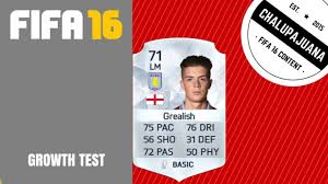 In addition to the launch of season 7 on june 18, ea sports and the fifa 21 continued the fof path to glory promo. Fifa 16 Jack Grealish Lm Cam Growth Test Youtube