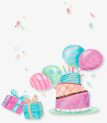 Transparent Background 1st Birthday Cake Png Cake Clipart Vector Png Cake Birthday Cake Hand Painted Cake Balloon Gift Box Cute Vector Ha Happy Birthday Balloons Happy Birthday Greetings Birthday Balloons