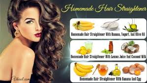 To straighten hair at home, take half a cup of aloe vera gel and half a cup of oil. 8 Ways On How To Make Homemade Hair Straightener Naturally
