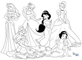 Dibujo Colorear Princesas Disney
