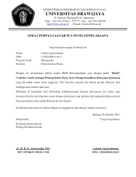 Contoh karya ilmiah untuk lomba contoh ik. Surat Pernyataan Ketua Peneliti