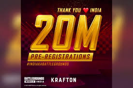 Battleground mobile india coming on 18th june? Battlegrounds Mobile India Crosses 20 Million Pre Registrations Krafton Thanks India For Positive Response