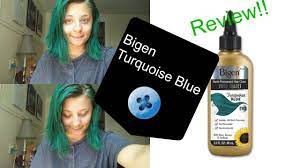 This bigen permanent powder hair color is made with a quality blend of ingredients that is safe for you to use in your hair. Turquoise Blue Bigen Vivid Shades Hair Dye Review Youtube
