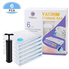 Maybe you would like to learn more about one of these? Velarnet Premium Large Vacuum Storage Bags Works With Any Vacuum Cleaner Double Zip Seal And Triple Seal Turbo Valve For 80 More Compression 6 Pack 6 X Large Free Hand Pump For Travel In Includ Buy Online