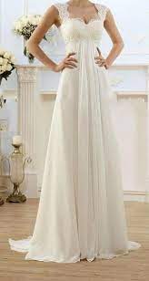 Modest Wedding Gowns Capped Sleeves Empire Waist By Dresskimbelina Empire Wedding Dress Empire Waist Wedding Dress Wedding Dresses