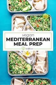 Mediterranean Meal Prep Recipe Healthy Meal Prep Mediterranean Recipes Vegan Lunch Healthy