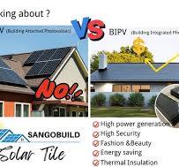 German Solar Roof Tiles Mono Cell 220V Solar Power ...