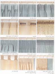 Different Types Of Pleats That Can Be Used To Dress Your Window Curtains Curtain Headings Curtains With Blinds