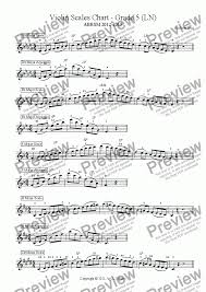 Violin Scales Chart Grade 5 Ln For Solo Instrument Solo Violin By Andrew Hsu Sheet Music Pdf File To Download
