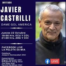 ¿está a favor o en contra del uso de la tecnología en el fútbol? Dame Gol Javier Castrilli Nos Acompanara Manana En Damegolamerica Con Los Amigos De Sudamerica El Var El Arbitraje Sudamericano Y Mucho Mas Por El Facebook Live De La Pelota Es Mia