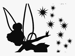 Tinker Bell Wendy Darling Silhouette Drawing Pixie Pixie Dust Tinkerbell Silhouette Hd Png Download Kindpng