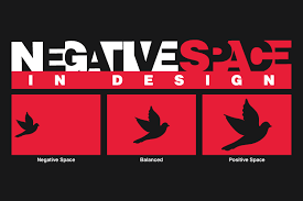 Negative space may be most evident when the space around a subject, not the subject itself, forms an interesting or artistically relevant shape, and such space occasionally is used to artistic effect as the real subject of an image. Negative Space In Graphic Design Designmantic The Design Shop