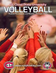 St Cloud State Volleyball Recordbook 2016 By Tom Nelson Issuu