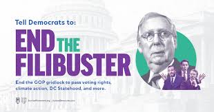 The term 'filibuster' was first used in 1851. Call Now Urge Your Senators To End The Filibuster Justice Democrats