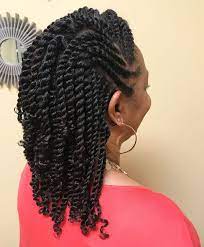 60 Easy And Showy Protective Hairstyles For Natural Hair To Try Asap Protective Hairstyles For Natural Hair Natural Hair Twists Flat Twist Hairstyles