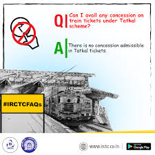 Tatkal Scheme Allows Passengers To Book Train Tickets At A Very Short Notice But Doesn T Allow Any Concession On The B With Images Train Tickets Tour Packages Travel Guide