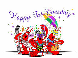 Happy fat holiday edition p.s with lyrics pls put this on trend. Happy Fat Tuesday Greeting Card Rudman S Gifts