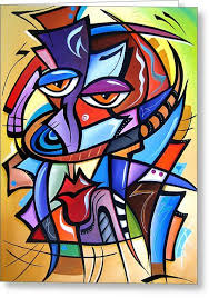 Yes Indeed By Tom Fedro Cubist Art Art Abstract Art Painting