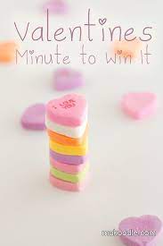 Valentines Minute To Win It Games For Valentines Party Valentines Class Party Valentines School Valentines Games