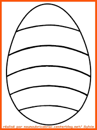 oeuf de paques a colorier ou decorer oeufs coloriage coquille