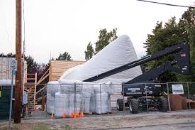 Forming to finishing, stamped concrete, exposed aggregate, slabs, interlocking brick, free estimates. Esquimalt S Inflatable Home The First In Canada Victoria News