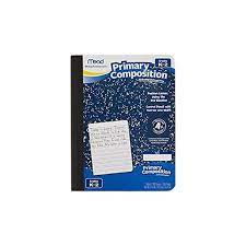 That is the main reason i purchased this instead of the typical exercise books that are smaller and cheaper but easier to get damaged. Mead Primary Composition Book Ruled 100 Sheets 200 Pages 09902 6 Notebooks Walmart Com Walmart Com
