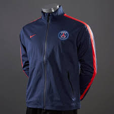 Stay warm and get behind your team. Psg Authentic Ucl N98 Track Jacke Fussballjacke Trikots Blau Rot Pro Direct Soccer