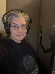 Who is this in the booth recording something extra-special and  feature-length for us? Is it Erika Sanderson?? It is?! And she's narrating  something written by one of our regular authors that might