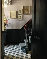 Interior Paint Colors Photo Via Farrow Ball On Instagram Create A Striking Stairway With Railings Hallway Decorating Farrow Ball Interior Paint Colors